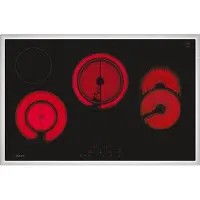 NEFF N 70, Table de cuisson électrique, 80 cm, noir, avec cadre à poser, T18SDH9L0