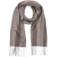 Suitable Echarpe Softfeel Herringbone Marron Taupe