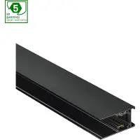 Spectrum LED SYSTEM Shift 48V Système de rails Rail d'alimentation 100 cm Montage apparent 1m Encastrement IP20 Noir