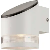 V-TAC VT-1138 10395 Applique murale solaire 1 W blanc chaud gris clair (70 lm, IP44)