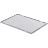 Alutec Auflagedeckel für Kunststoffboxen (600x400mm, hochwertiger Kunststoff)