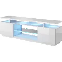 CARUNO Meble Table TV Eva - blanc brillant