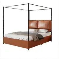 MODFU Fauteuil - Tissu Velours Côtelé Avec Accoudoirs et Poches Latérales Noir