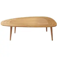 CALICOSY - Table basse avec plateau aux bords arrondis L115 cm - SWEET