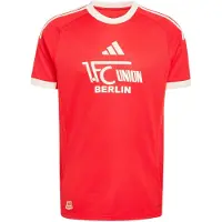 Adidas T-Shirt fonctionnel 'Union Berlin 2025/2026 Fourth Replica' rouge / blanc