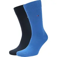 Tommy Hilfiger Chaussettes Classique Lot de 2 paires Bleu 147