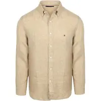 Tommy Hilfiger Chemise De Lin Beige taille M