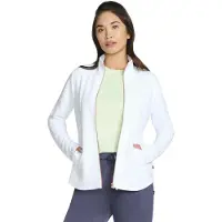 SKECHERS The Hoodless Hoodie GoWalk Shine Jacket JA78-WHT, sweat-shirt, femme, blanc