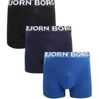Björn Borg Boxers Lot de 3 Foncé Bleu Bleu foncé taille M
