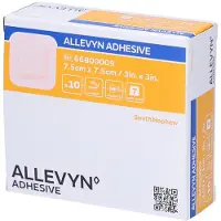 Allevyn Smith & Nephew Classic Pansement Hydrocellulaire Adhésif 7,5 x 7,5 cm 66800009 10 pc(s) Pansement(S)