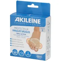 Akileine Asepta AKILEINE PROTECTEUR HALLUX VALGUS TRIPLE ACTION Taille S 1 pc(s) Bandage(S)