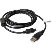 VHBW Câble USB transfert de données compatible avec Olympus Pen E-Pl7, E-PL8 remplacement pour CB-USB5, CB-USB6