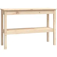 vidaXL Table console 110x40x75 cm Bois massif de pin