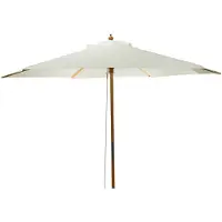 EDM Parasol Avec Manche En Bois, Diamètre 250cm
