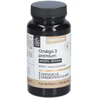 PDM to be maintained Nat&Form Oméga 3 premium 40 % EPA – 30 % DHA EPAX – Haute concentration 90 pc(s) Capsule(S)