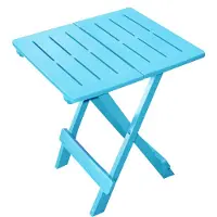 Spetebo 1.05 Table pliante en plastique - Couleur : vert menthe