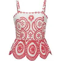 Salsa Jeans 21012075 Sleeveless T-shirt Blanc M Femme