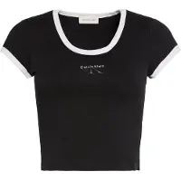 Calvin Klein Lv047g220g Short Sleeve T-shirt Noir S Femme