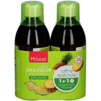 PDM to be maintained MILICAL Draineur Ultra Goût Ananas 1000 ml Solution Orale
