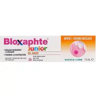 Bausch & Lomb Bloxaphte Gel Junior Soulage Rapidement La Douleur - Favorise La Cicatrisation - Aphtes - Lésions Buccales - 15 mL avec applicateur 15 ml Gel Buccal