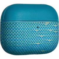 Pitaka Coque pour AirPods Pro 3, fibre d'aramide, bleue, compatible MagSafe