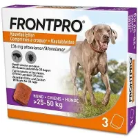 No FRONTPRO Anti puces et tiques chiens 25-50 kg 3 pc(s) Comprimé(S)