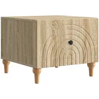 vidaXL Table basse en chêne Sonoma 49 x 50 x 40 cm, bois d'ingénierie
