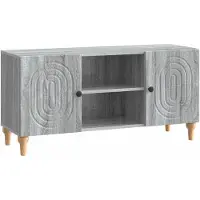 vidaXL Meuble TV Sonoma gris 102 x 34,5 x 50 cm en aggloméré
