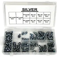 Silverstone ELMAX | Assortiment de graisseurs, 110pcs, M6-M10, graisseurs coniques