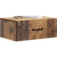 vidaXL Cabinet de chevet mural Bois ancien 49 x 34,5 x 20 cm