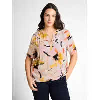 Tom Tailor 1050903 Short Sleeve Blouse Multicolore 50 Femme