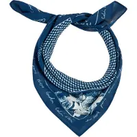 Calvin Klein Foulard 'Graphic Print Lightweight' saphir / blanc