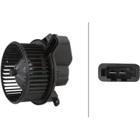 Hella Ventilateur d'habitacle 12 V 228 W 2 pôles adapté notamment pour SKODA KAMIQ