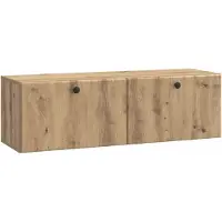 vidaXL Meuble TV mural 98 x 31 x 30 cm, chêne Artisan