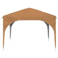 vidaXL Tente de réception pliable 290 x 290 x 245 cm, beige