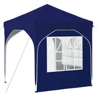 vidaXL Tente de réception pliable 192 x 192 x 245 cm, bleue
