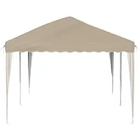 vidaXL Tente de réception pliable 575 x 290 x 245 cm, couleur crème