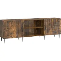 vidaXL Meuble TV en chêne fumé 150 x 31 x 50 cm, aggloméré