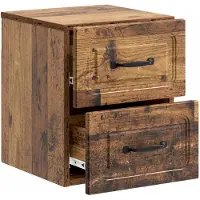 vidaXL Cabinet de chevet mural Bois ancien 34,5 x 33 x 40 cm