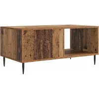 vidaXL Table basse en vieux bois 90 x 50 x 40 cm Bois composite