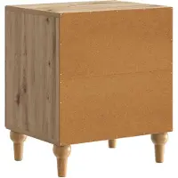 vidaXL Cabinet de chevet 2 pcs Chêne artisanal 43 x 34,5 x 50 cm