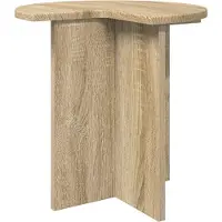 vidaXL Table D'appoint Avec Stockage 2 Pcs Chêne Sonoma Ø 39 X 38 Cm