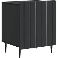 vidaXL Cabinet de chevet Noir 43 x 34,5 x 52 cm Bois d'ingénierie