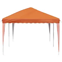 vidaXL Tente de réception pliable 575 x 290 x 245 cm, orange