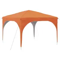 vidaXL Tente de réception pliable 290 x 290 x 245 cm, orange
