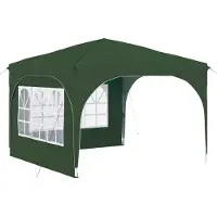 Syfax Tente de fête pop-up 290 x 290 x 245 cm Vert