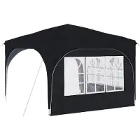 vidaXL Tente de réception pliable 290 x 290 x 245 cm, anthracite