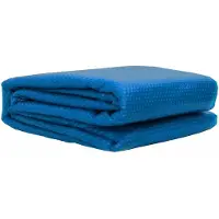 vidaXL Plateforme de piscine , extra robuste, 488 x 244 cm, 400 μm, en polyéthylène, couleur bleue