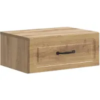 vidaXL Cabinet de chevet mural 2 pcs Chêne artisanal 49 x 34,5 x 20 cm