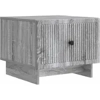 vidaXL Table basse Sonoma grise 49 x 50 x 40 cm en aggloméré